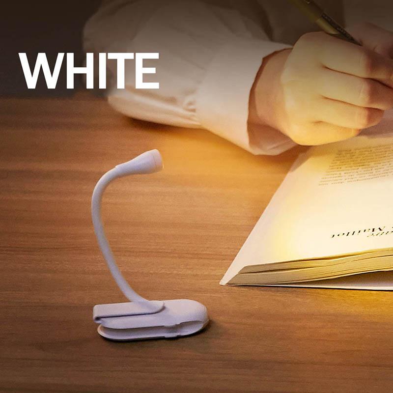 1-2 шт. портативные светодиодные лампы для книг, перезаряжаемые через USB, ночник для защиты глаз, мини-настольный светильник с зажимом на 360°, настольная лампа для чтения, дорожная спальня