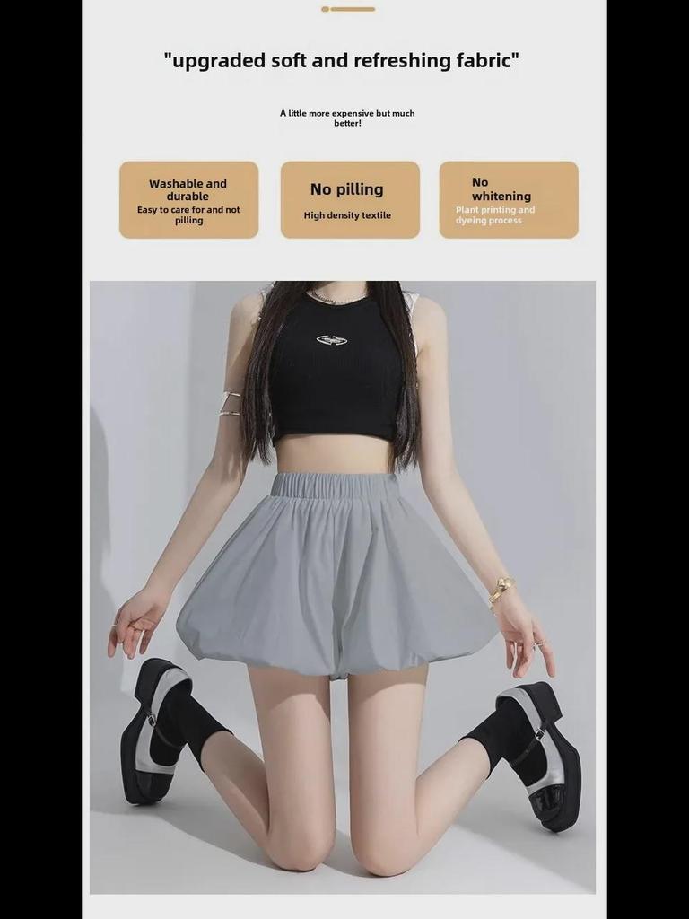 Широкие повседневные шаровары с эластичной резинкой на талии — женская коллекция осень 2024 г.