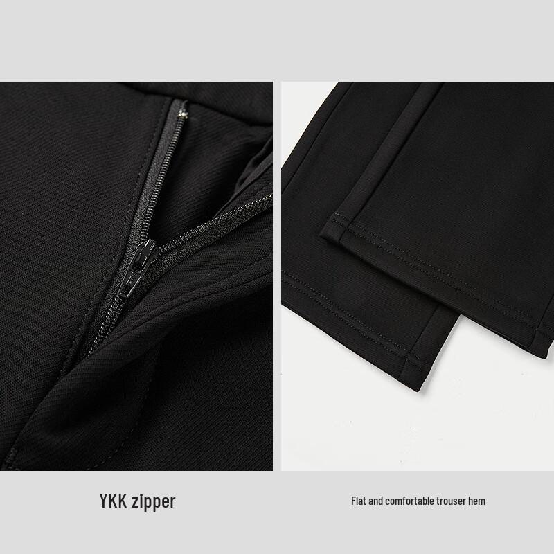 HLA Men's Fleece-Lined Winter Casual Pants