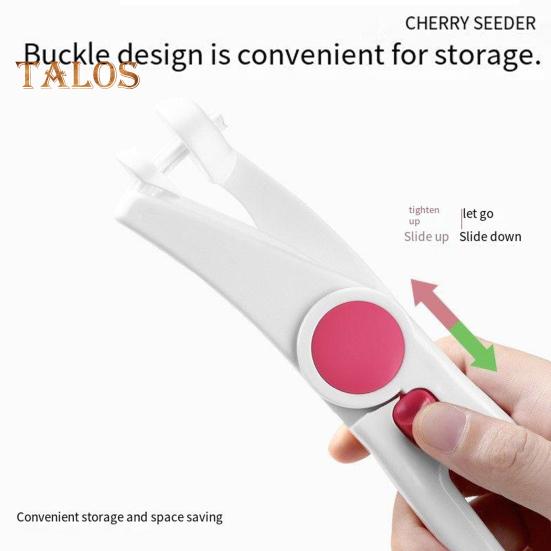 Cherry Corer Heavy-Duty Stainless Steel Olive Pitter Tool Fruits Pit Removal Easy To Clean Multi-Purpose Corer for Cherries Dates Hawthorns Grapes