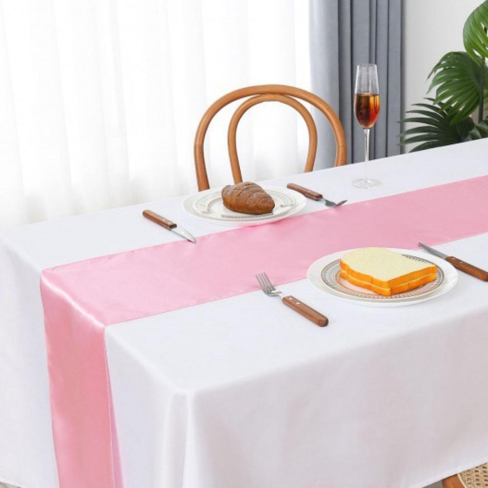 3 шт. элегантная атласная дорожка для стола классическая дорожка для журнального столика декоративная скатерть для детского душа