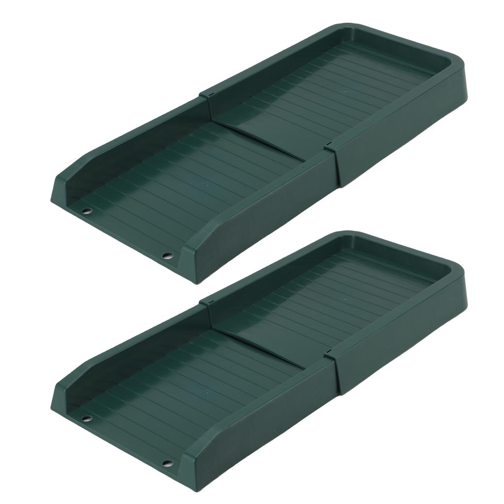 Rain Gutter Downspout Extension Weather Proof PP Rain Gutter Downspout Splash Block for Outdoor