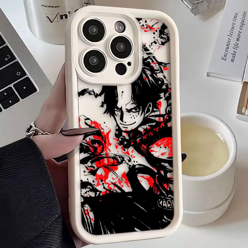 One P-Piece GEAR 5 Luffys ZoroS Phone Case For OPPO RENO F31 2F 2Z 5 5F 6 7 8 8T 10 11 11F 12 12F 13 13F 14 15 15F Shell Cover