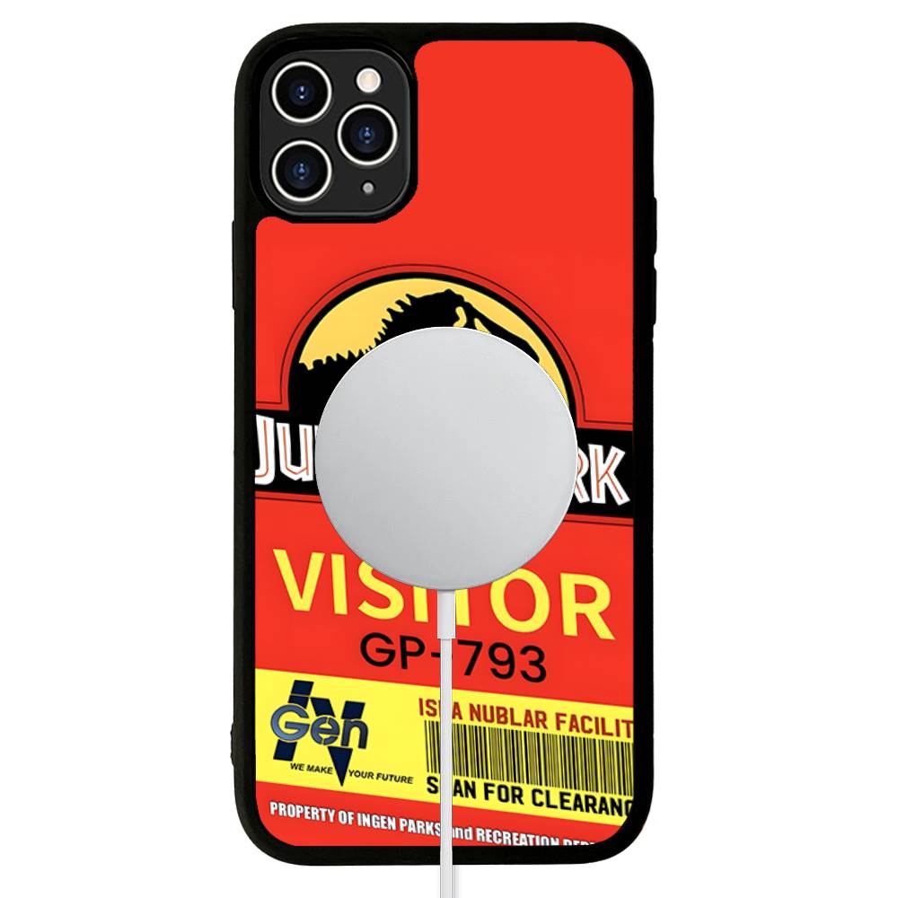 J-Jurassic Park Dinosaur World For Magsafe Magnetic Wireless Phone Case For IPhone 17 16 15 14 Plus 13 12 11 Pro Max Cover