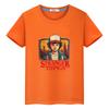 Stranger Things Print 100%Cotton T Shirt for Kids Boy10year Anime Tees Y2k One Piece Kawaii Short Tops Tshirt Kids Clothes Girls