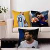Football M-Messi Pillow Cover Sofa Cushion Cover Home Room Decoration Children Gift