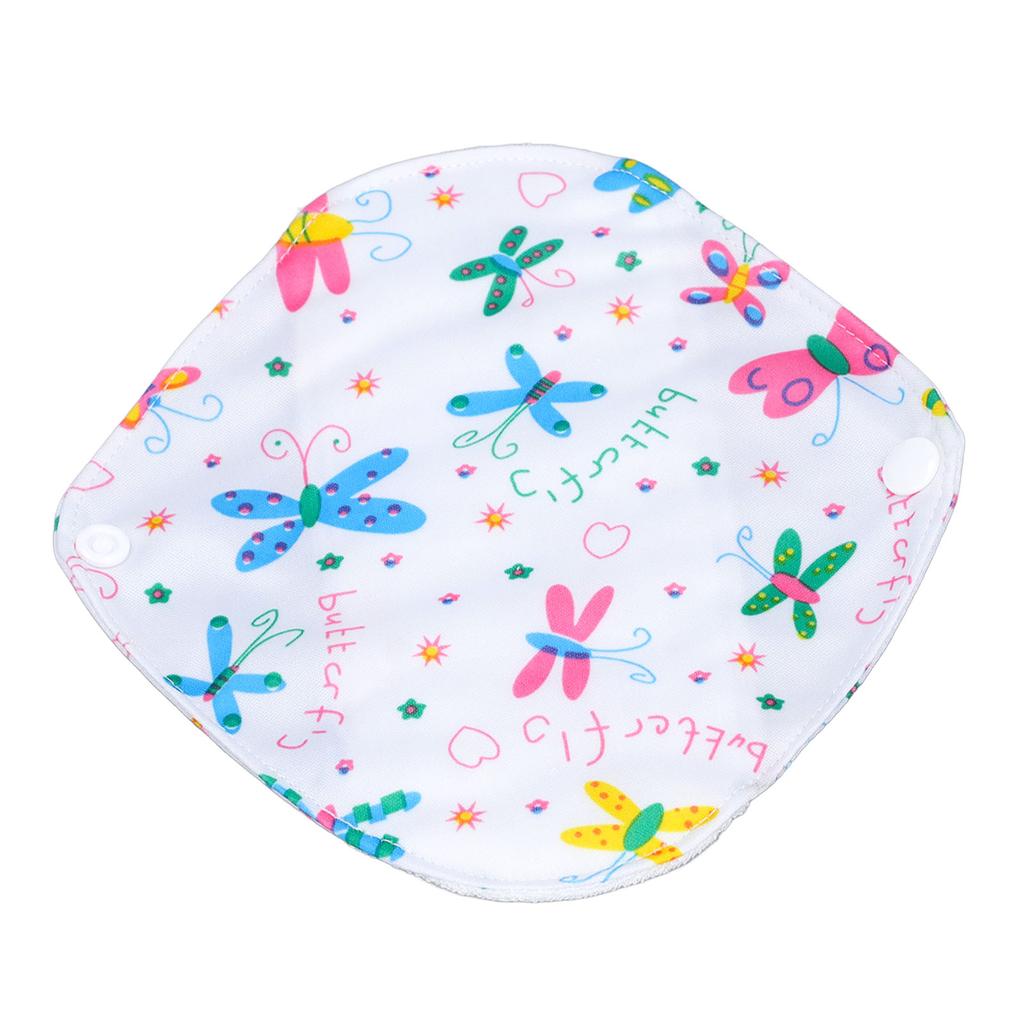 5 Pcs Reusable Menstrual Pads Washable Water Proof Comfortable Breathable Bamboo Charcoal Sanitary