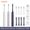 Mijia Sonic Electric Toothbrush T302 3colors 4 Brush Heads IPX8 Water Proof 360° Wireless Charging 4 Modes Cleaning Teeth
