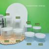 Transparent Wide Mouth PET Food Jar - 100ml, 200ml, 300ml, 500ml - Ideal for Creams & Powders