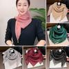 Magnetic Clasp Long Scarves Golden Thread Wrap Headscarf New Organza Silk Scarf For Women Hijab