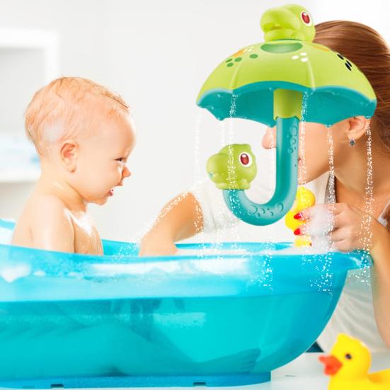 Зонтик-динозавр, игрушка для ванны для малышей, игрушка для ванны с распылителем воды, забавная игрушка для ванны на тему динозавров, развивающий подарок