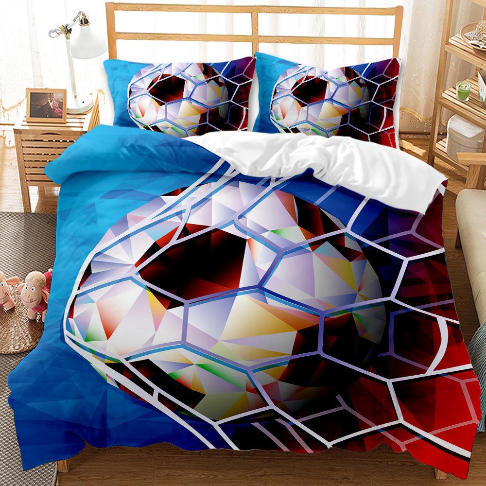 Sports Football Kit eBay Three Piece Quilt Cover Bedding