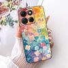 For Motorola Moto G86 Power Cute Flower Butterfly Cat Painted Case For Moto G86 G86Power Black Silicone Soft Phone Cases