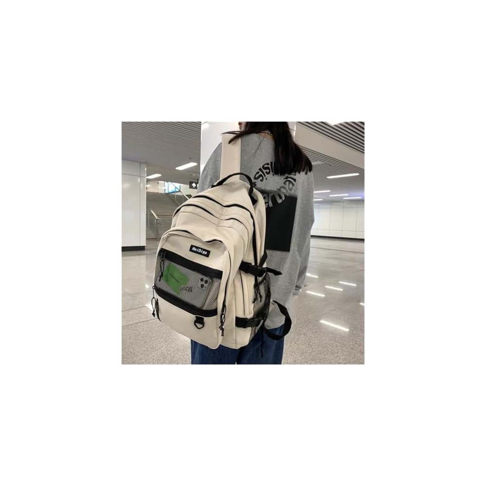 HeiDiga Women's Backpack, Large Capacity, Lightweight, Waterproof, School Backpack, Popular, Cute,