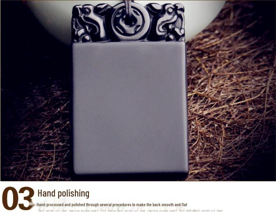 Обсидиановый кулон для медитации для мужчин и женщин – Мир и Покой из Сердца