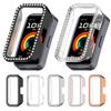 Защитный чехол из ПК со стразами для Huawei Band 10 9 8 NFC, полый защитный корпус