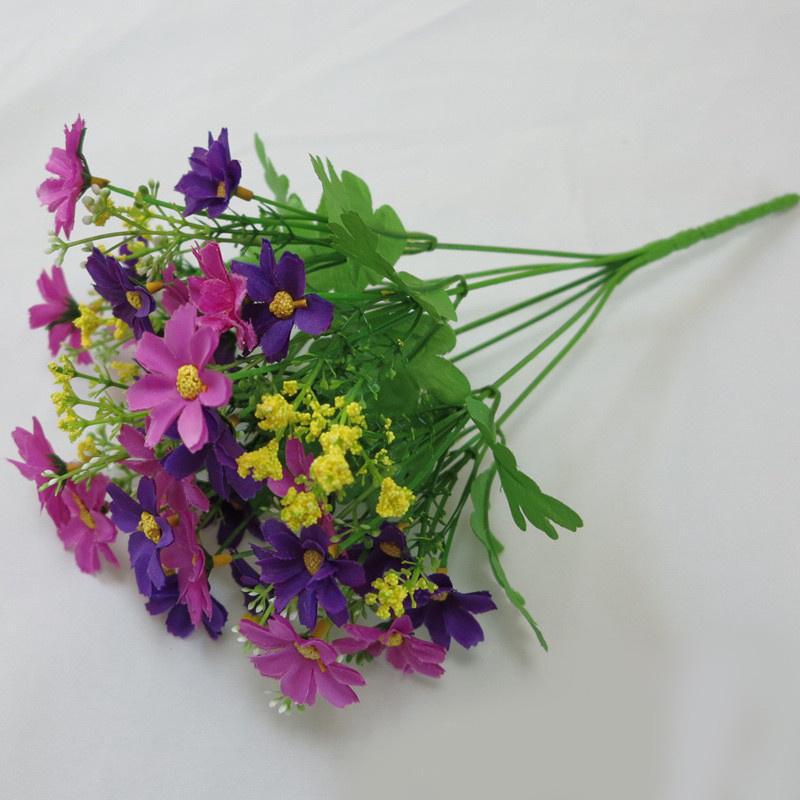 Домашний сад Свадебное украшение Новый подарок своими руками пластиковая цветочная гирлянда домашний декор искусственный цветок имитация цветов ромашка цветок поставка