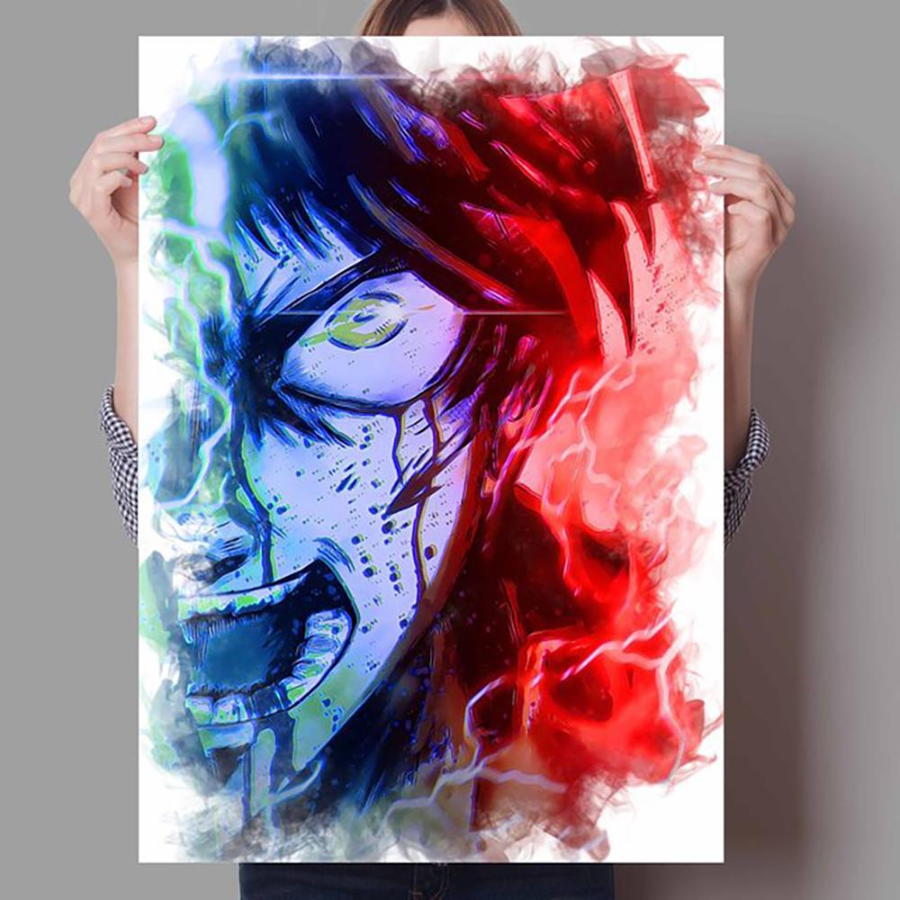 Decoration Mural Japanese Anime Color Poster Canvas Painting and Kids Room Wall Art Prints for Modern Home Decor No Frame