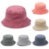 Fashion Women Men Casual Cotton Sun Hat Fisherman Cap Bucket Hat Foldable