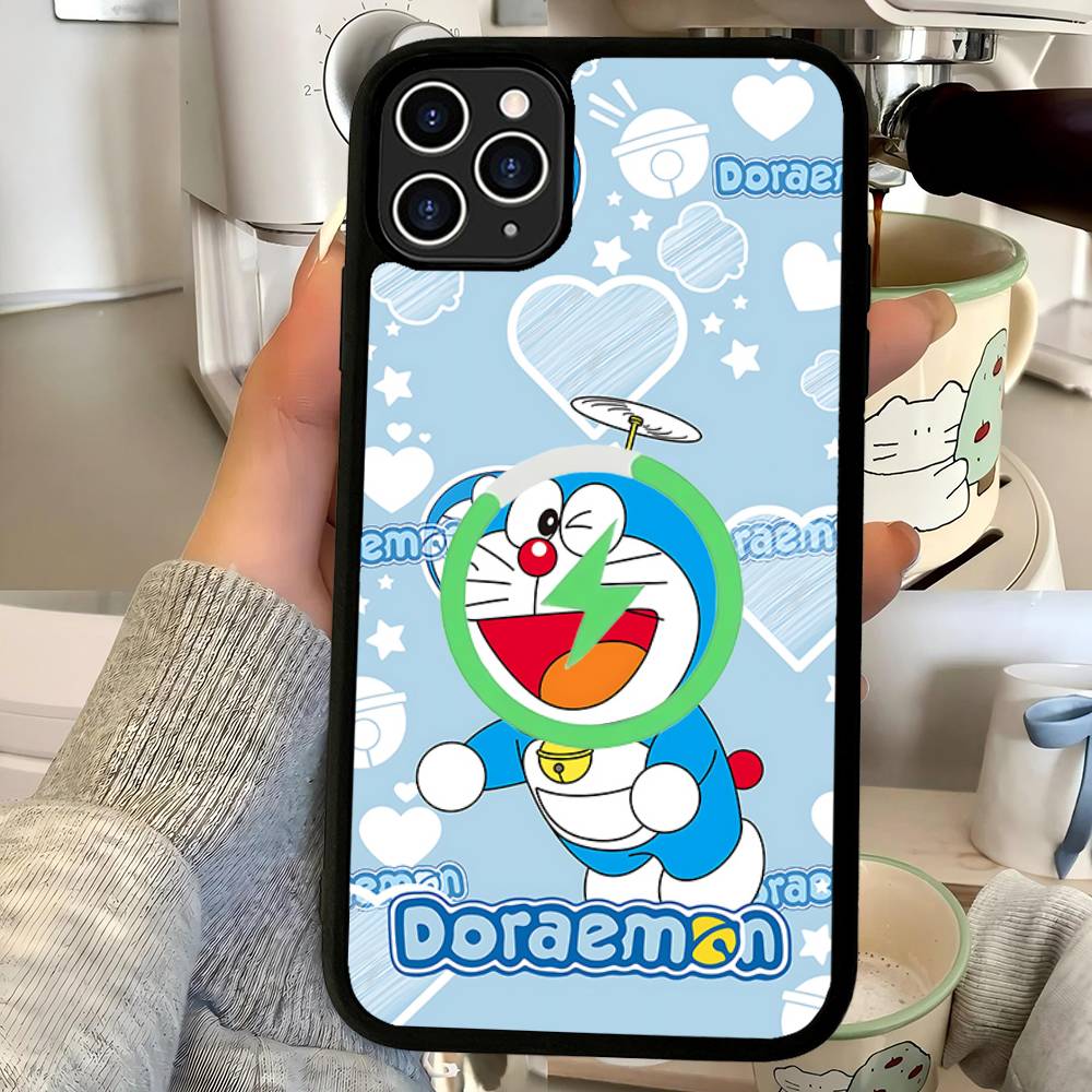 Мультяшный D-Дораэмон Магнитный Беспроводной Для Magsafe Для IPhone 16 15 14 13 12 11 17 Pro Max Plus Чехол Для Телефона