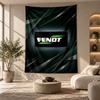 Декоративный Гобелен, Настенное Искусство с Принтом Fendt, Легкое Настенное Украшение для Фона Спальни