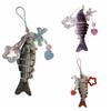 Handmade Mobile Phone Lanyard Exquisite Jewelry Accessories New Simulated Fish Keychain
