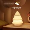 Рождественский подарок Рождественская елка Силиконовый ночник Силиконовый Семь цветов Креативный ночник для сна Зеленая рождественская елка