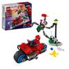 LEGO® 76275 Marvel La Course-poursuite En Moto : Spider-Man Contre Docteur Octopus, Jouet Avec Moto Avec Canons