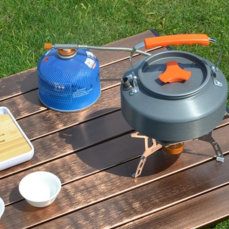 Outdoor Camping Kettle Aluminum Teapot Outdoor Hiking Water Boilers Camp Teas Coffee Pots Portable Teapot Kettle