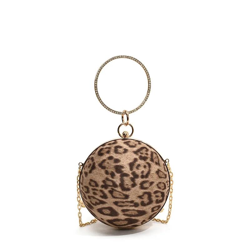 Корейская версия модной нишевой женской сумки через плечо в форме сердца, сумка-мессенджер с леопардовым принтом, персонализированная трендовая сумка для ужина