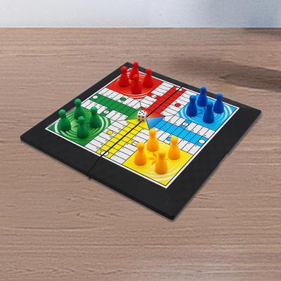Настольная игра Людо Дорожная Семейная игра со складной доской для игр на вечеринке, досуга, летающие шахматы, семейная игра, игрушки для детского сада