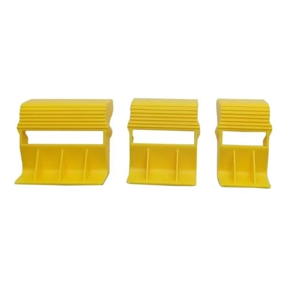 3pcs Set Multiple Widths Small Tape Cap Plastic Tape Cover Portable Packaging Tool Craftsman Tool