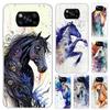 Animal Oil Painting Horse Phone Case for Xiaomi Poco X5 X6 X7 Pro F7 Ultra M7 Redmi 15 15C 13 13C 12 12C 10 10A 10C 9 9A 9C 9T S