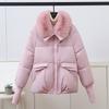 Хлопковая куртка для женщин, поставка короткой осенне-зимней хлопковой куртки большого размера с утолщением