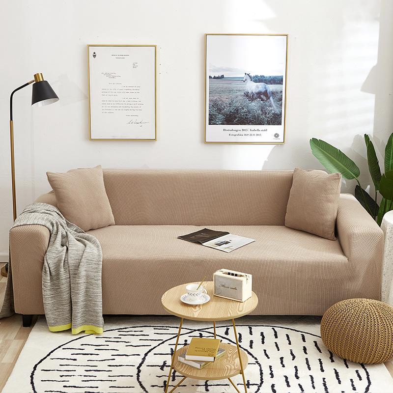 Зеленый Розовый Синий Серый Черный Чехлы для дивана для гостиной Чехол на кресло Эластичный клетчатый угловой диван Чехол на диван Флисовый чехол для дивана