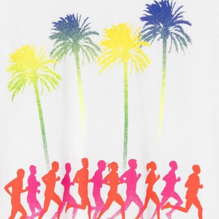 Nike Футболка X Stussy Douglas Firs To Palm Trees (Азия) Белые топы унисекс CU9259-100