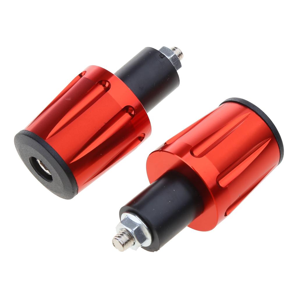 1 пара ручек для руля мотоцикла, заглушки, универсальные алюминиевые наконечники руля 7/8", 22 мм, наконечники руля мотоцикла