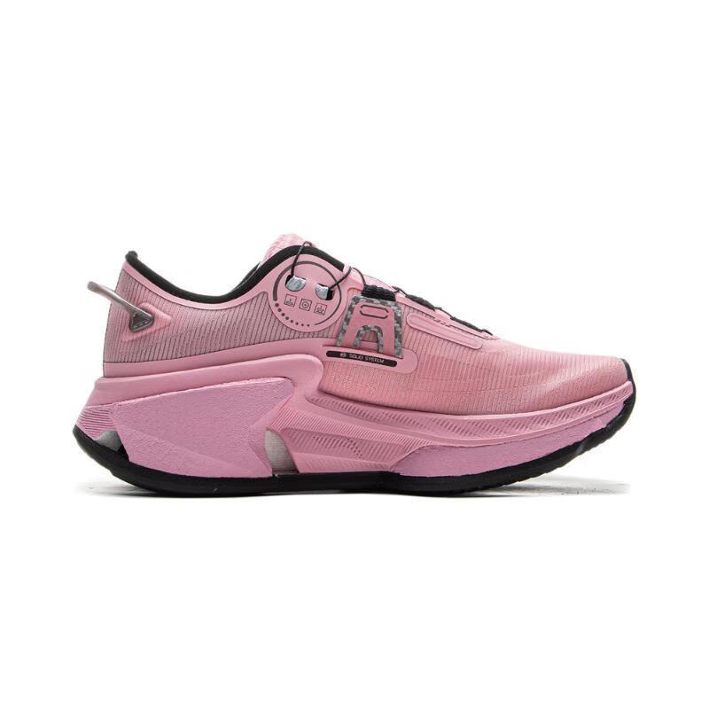 Li Ning Furious Rider 8 PRO Амортизация Скользкая подошва Дышащие Низкие Беговые кроссовки Мужские Феникс Розовый ARZV003-2