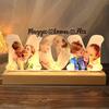 Amabery Custom Mom Photo Night Light Custom Photo Print Персонализированная светодиодная лампа для мамы на акриловой основе PicturesLamp, подарок на День матери, ночник для мамы и бабушки