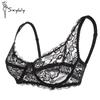 Women Sexy Lace Bras Push Up Bralette Embroidery Bra  Hollow Out Brassiere Female Underwire Underwear