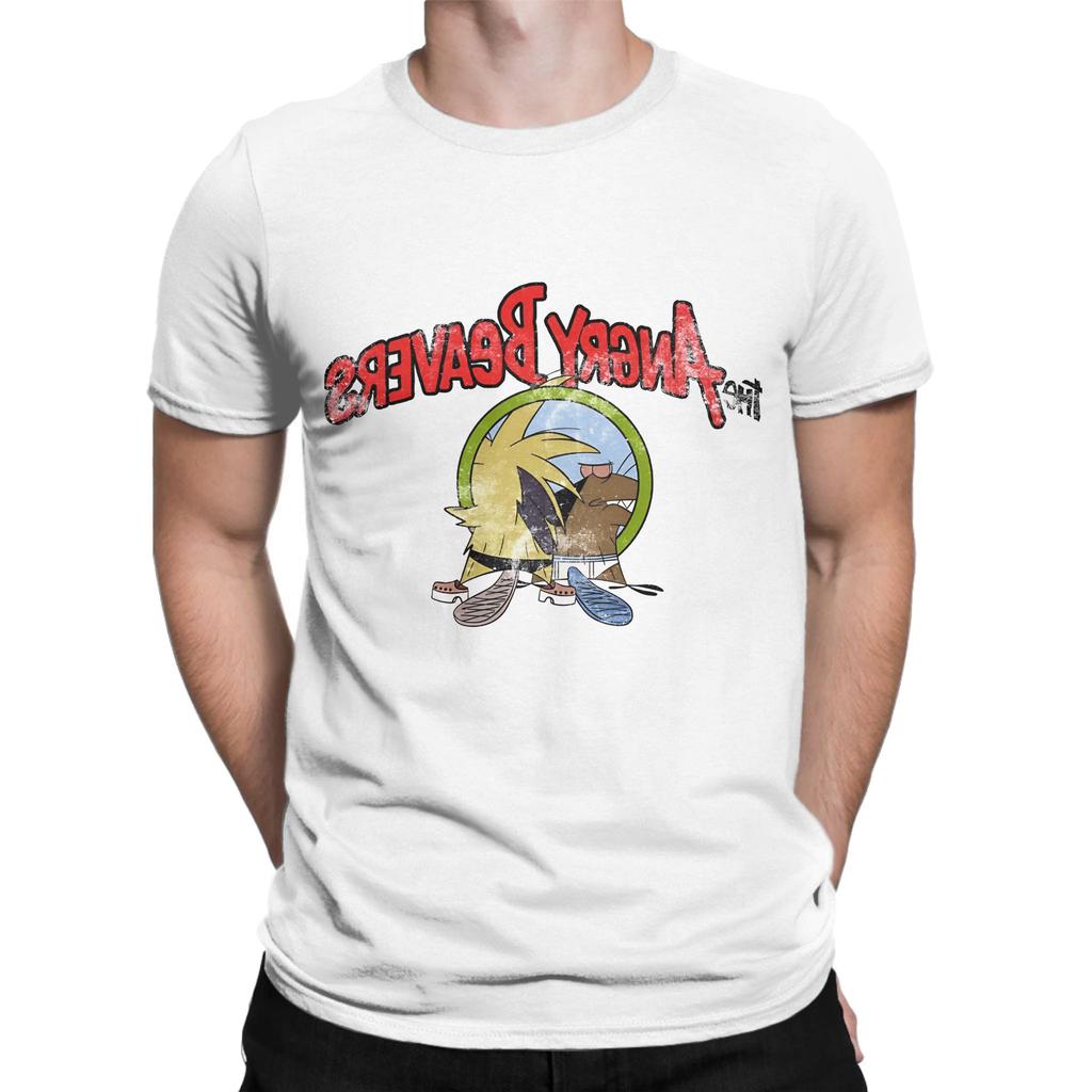 Angry Beavers painting Graphic 100 Cotton TShirt The Angry Beavers Tops Tees For Unisex