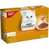 GOURMET Gold Pâtée Régal De Sauces - Pour Chat Adulte - 12 X 85 G