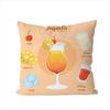 Tequila Sunrise CCocktail Pillow Case For Car Sofa Decorative Home Doublesided Print Plush Square Throw Pillow Cushion Cover