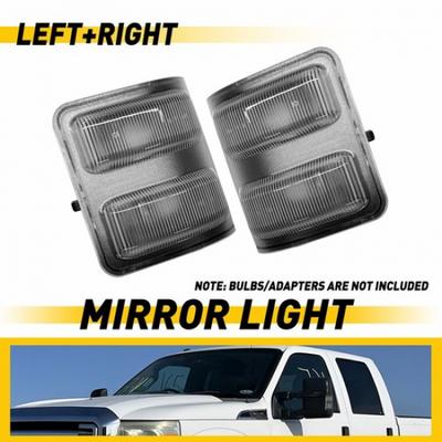 Pair Door Signal Mirror Light Clear Case Lens For Ford 2008-2016 F250 7C3Z13776C