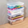 1/2/4/6pcs Large Transparent Pencil Box, Tension Mount Crayon Organizer, Portable Oil Pastel Storage Case for School Supplies