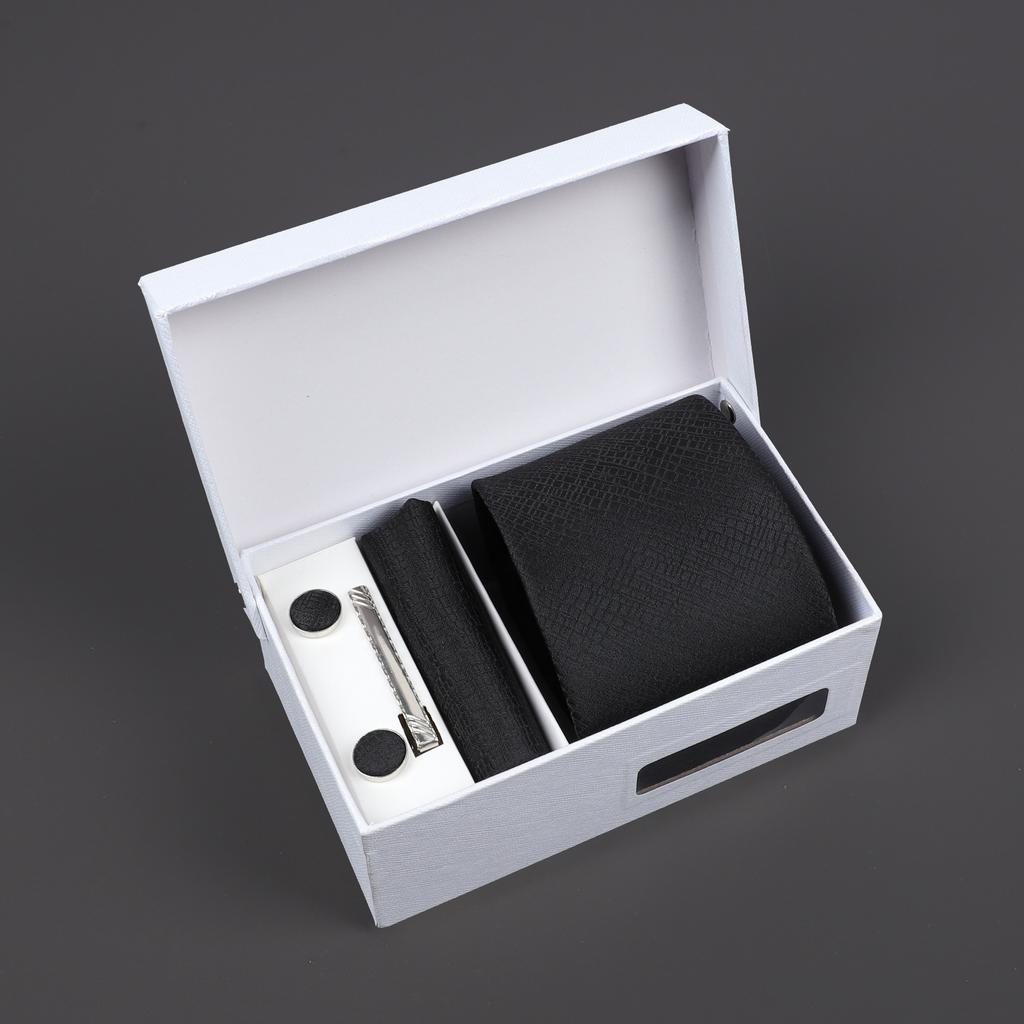 2025 Men'S Tie Premium Gift Box Jacquard Embroidered Tie Tie Logo Making