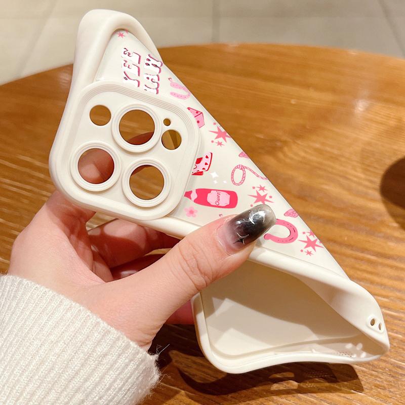 Pink High Heels Pattern Phone Case For iPhone 17 Pro Max Funda iPhone 16 Pro Max 15 14 13 12 11 16e Air TPU Silicone Soft Cover