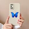 For Oppo A52 A72 A92 Case Butterfly Heart Simple Back Cover Soft Liquid Silicone Funda Camera Protection Anti Drop Phone Housing