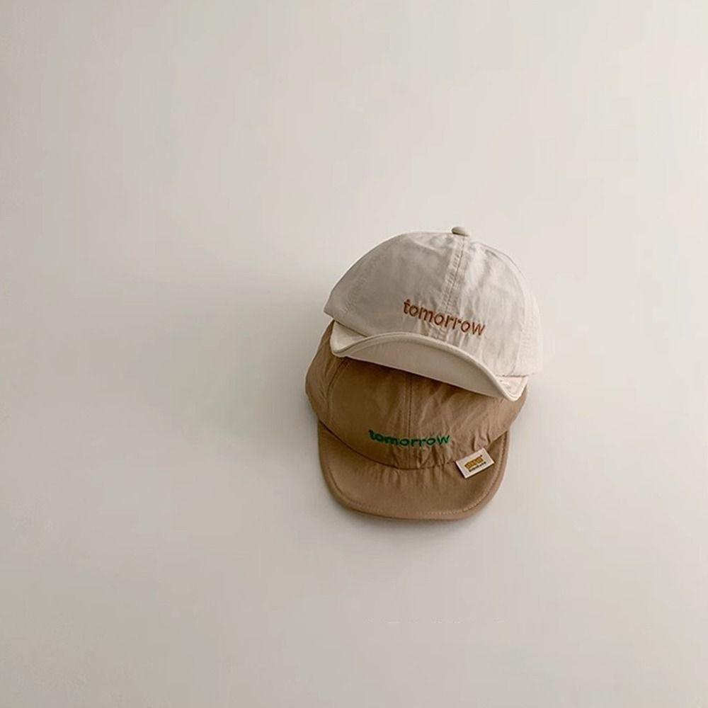 Quick-drying Letter Baseball Cap Soft Children Visors Cap Korean Baby Peaked Hat Kids