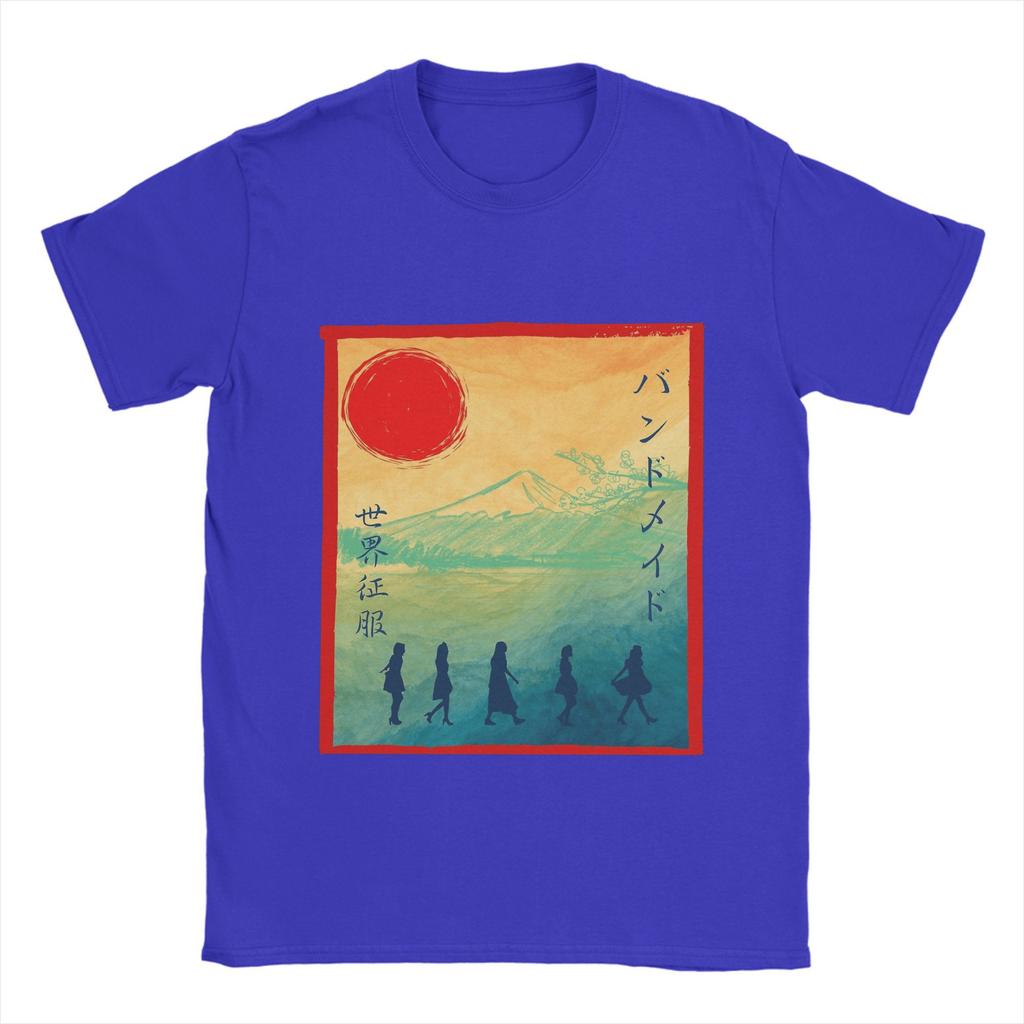 Band Maid band T Shirts Men's Pure Cotton Casual T-Shirt Round Collar Tee Shirt Short Sleeve Clothes Plus Size